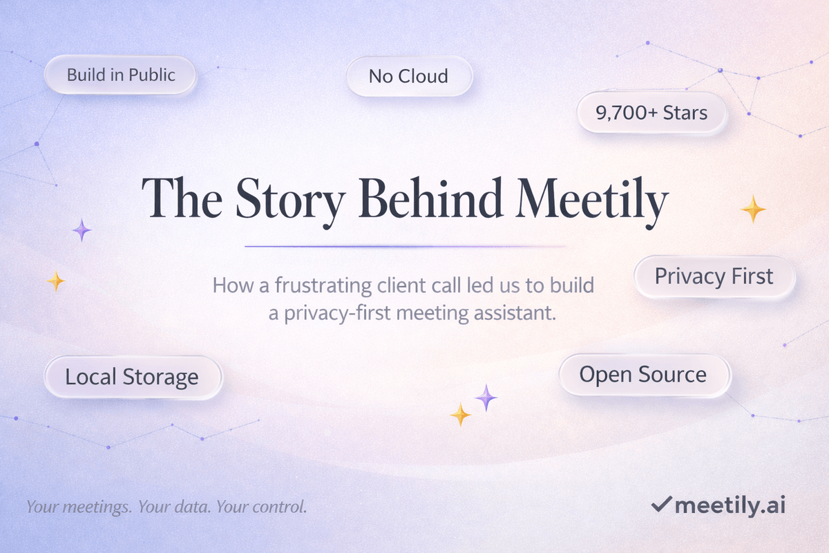 The story behind Meetily