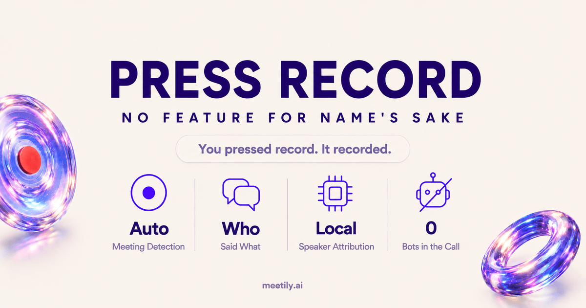 Choosing experience over features: why Meetily deferred speaker diarization to fix onboarding first